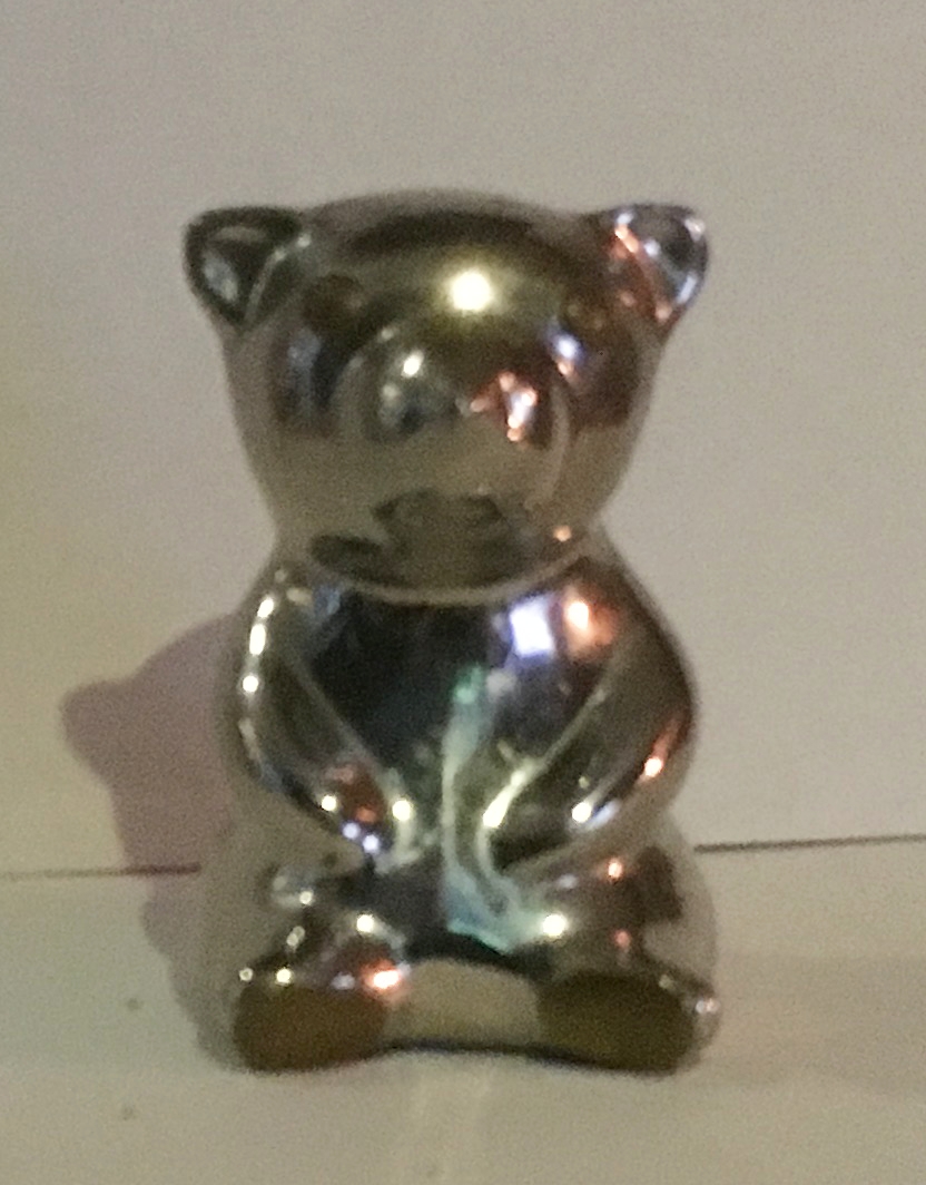 Chrome Bear Tiller Pin