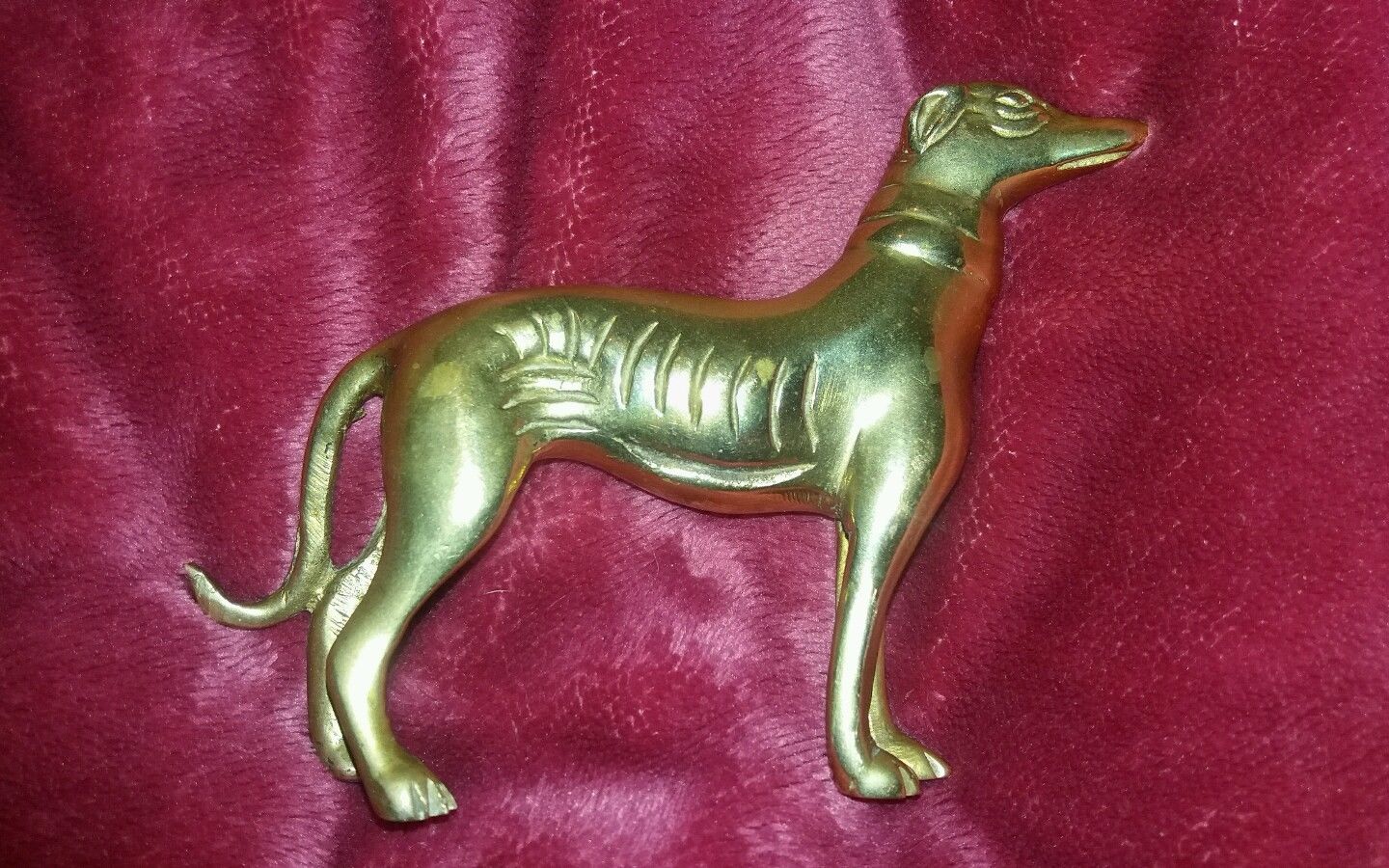 Greyhound/Whippet Tiller Pin - Click Image to Close