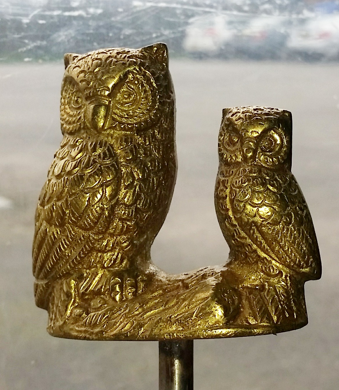 (image for) Owls on a Branch Tiller Pin